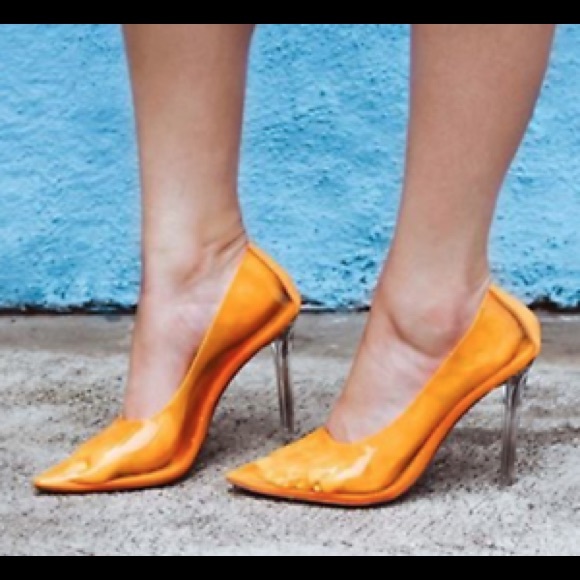 NuCLEAR Orange Pumps - Picture 2 of 3